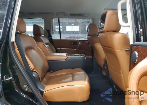 2017 Nissan Armada Platinum from USA, damaged, VIN JN8AY2NE1H9704653